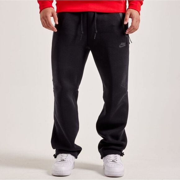 Nike Sportswear Men’s Tech Fleece Pants Black HJ6533-010 Size Small S Adjustable - Picture 4 of 14